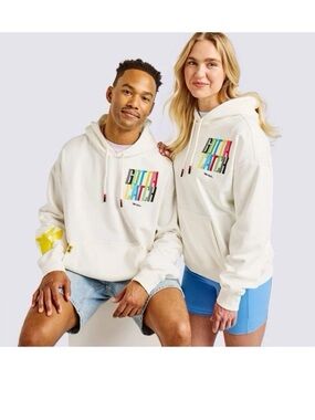 Pokémon x Target Exclusive Adult Trainer Hoodie Sweatshirt Cream SZ L New